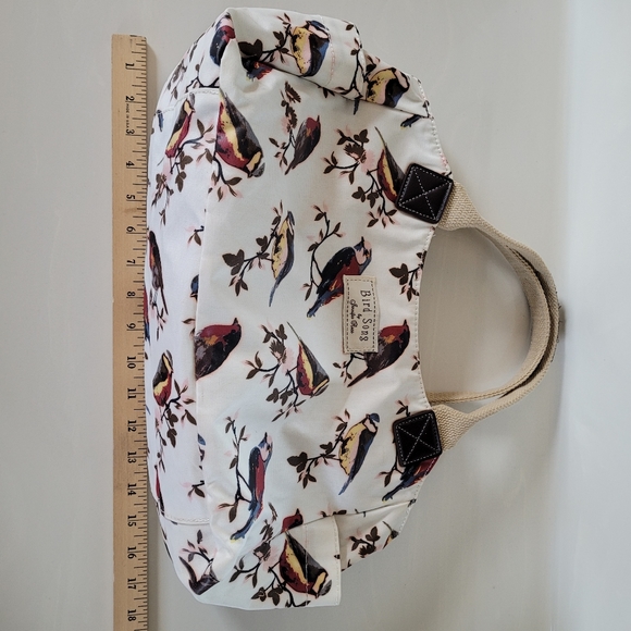 LESSER & PAVEY UK "Bird Song" Laminated Cotton Canvas Ladies Tote Bag - Picture 12 of 13